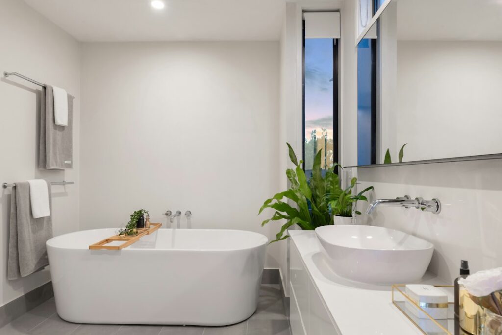Premium modern bathroom interior representing ACS Global sanitaryware solutions